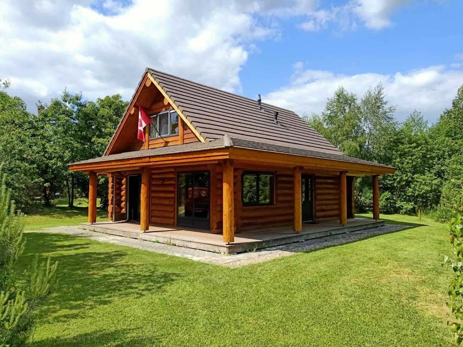 Unieke Houten Villa Met Sauna In Twente - 6P Den Ham Exterior foto