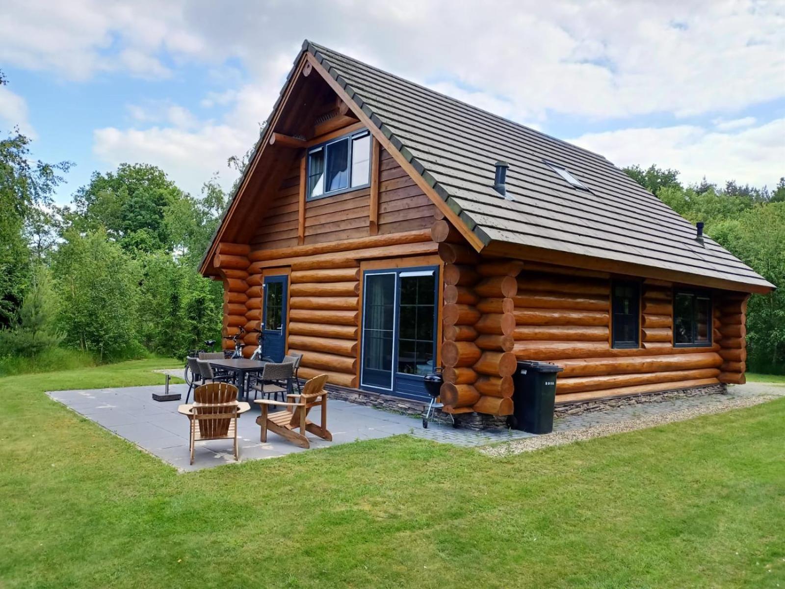 Unieke Houten Villa Met Sauna In Twente - 6P Den Ham Exterior foto